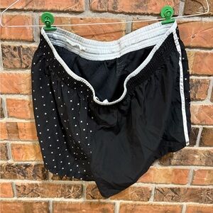 Nike Black and White Women's Athletic Shorts